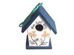 wooden bird house